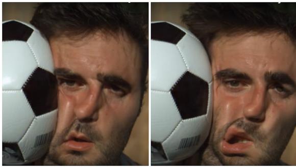 ​YouTube: ¿Cómo se ve un pelotazo en la cara ralentizado 1.120 veces? (VIDEO)
