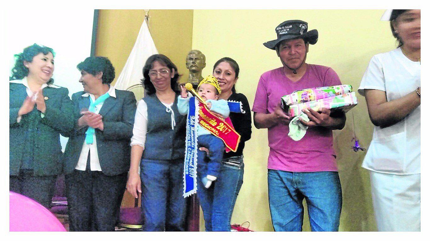 Lambayeque: Lactante de cuatro meses gana “bebé mamoncito”