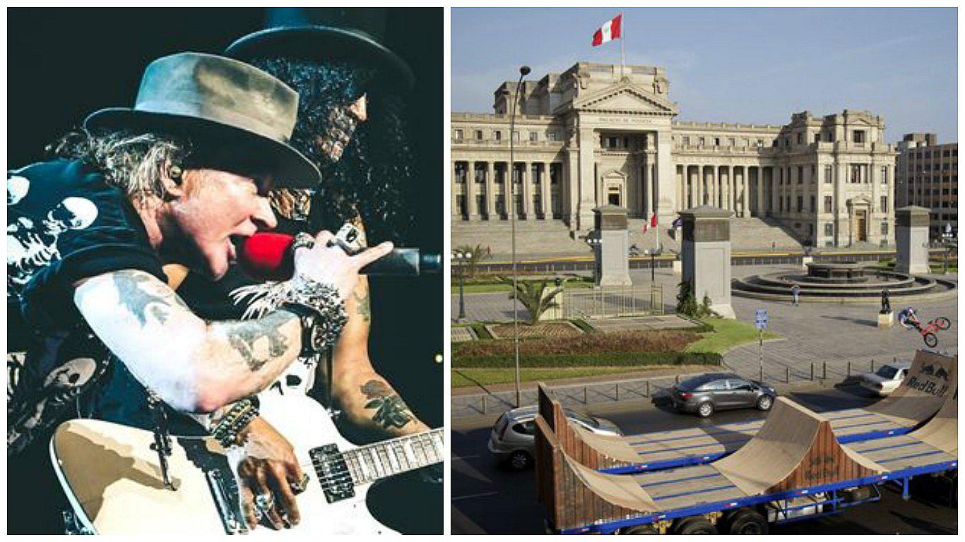 Guns N' Roses desafía a peruanos a encontrar púas del concierto (FOTOS)