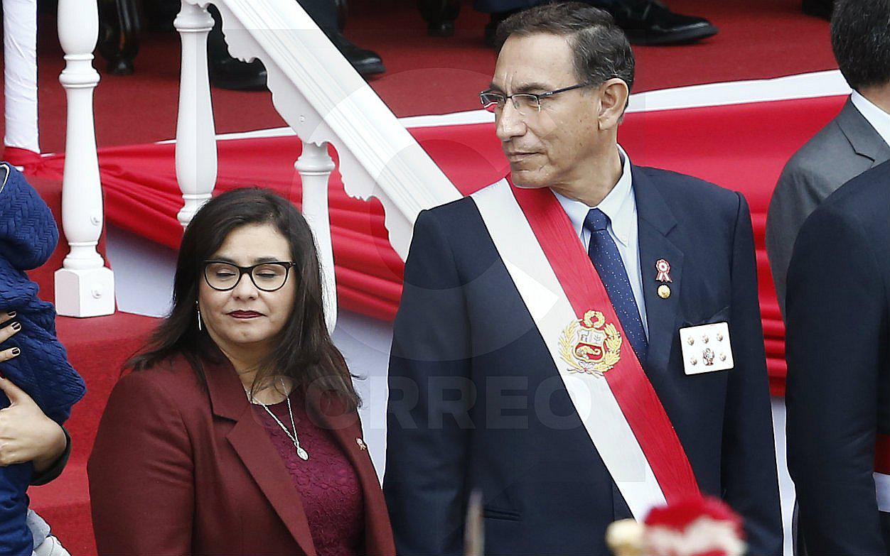 Primera dama viajó junto a Martín Vizcarra en comitiva oficial a la ONU