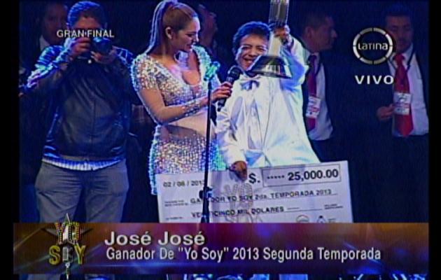 Yo Soy: "Jose José" es el ganador de la segunda temporada 2013