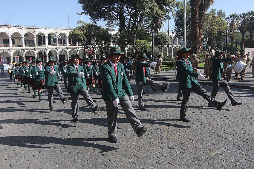 Colegio Alessandro Volta de Characato celebró su 12° aniversario