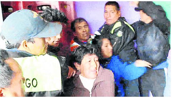 ​Huancayo: Edil va a cerrar una chingana y lo hieren con botella rota