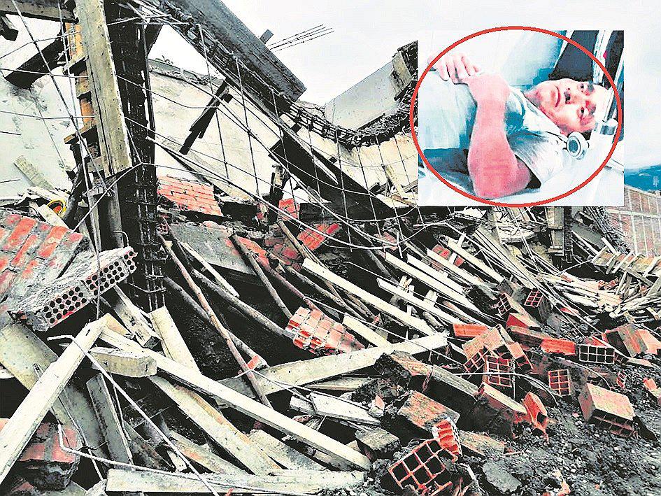 Obrero relata momentos de terror tras el derrumbe del estadio