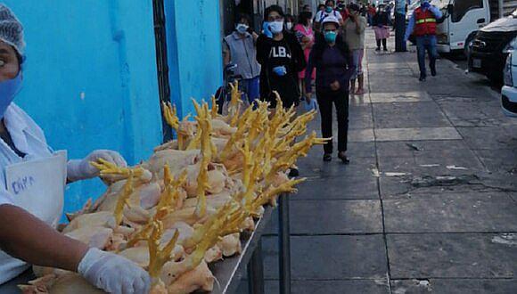 La carne del pollo no ingresa en mayor cantidad a Arequipa y el precio se incrementa