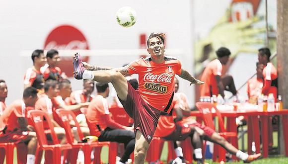 Perú vs. Paraguay: Paolo estuvo fino en las prácticas de la bicolor