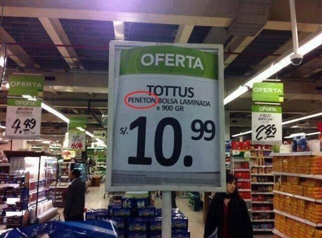 Foto de singular oferta de panetón es furor en redes sociales
