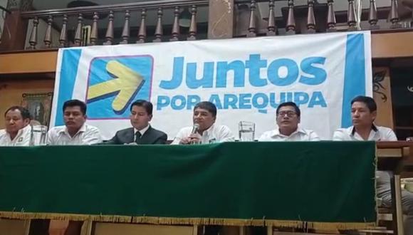 Militantes de Juntos por el Desarrollo de Arequipa responden por titularidad del logo