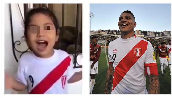 Perú vs. Nueva Zelanda: niña enternece a peruanos con mensaje a Paolo Guerrero