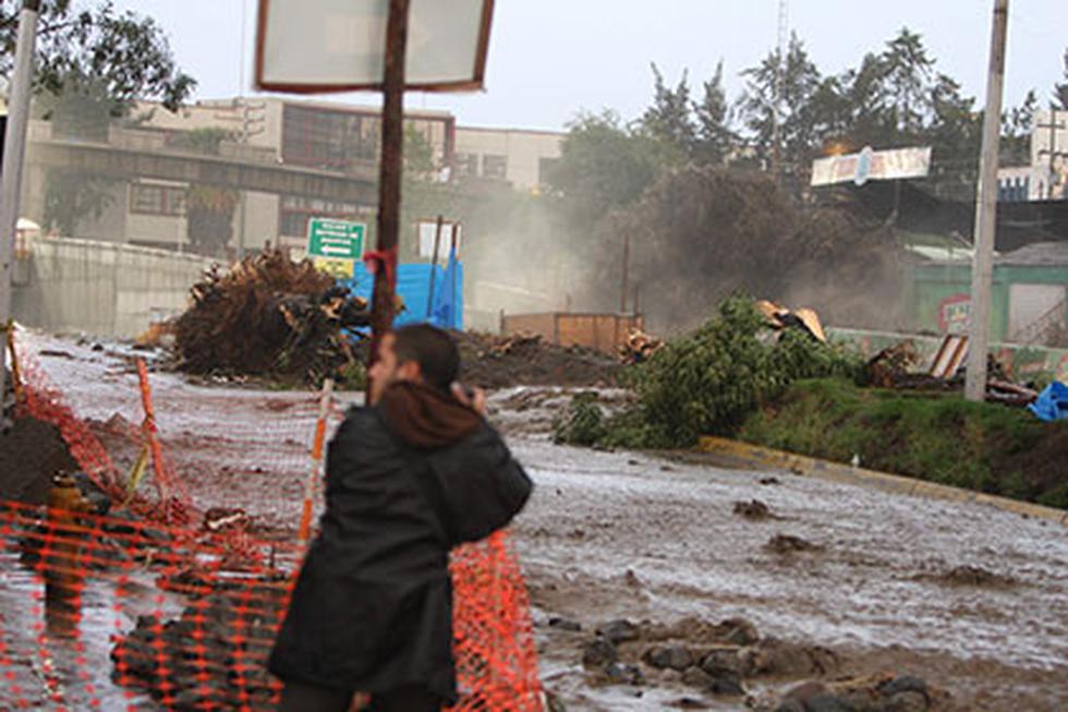 FOTOS: Lluvia fue la más fuerte en historia de Arequipa
