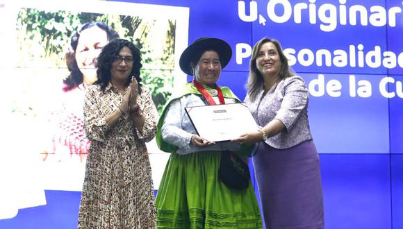 Tarcila Illaconza fue reconocida como Personalidad Meritoria de la Cultura