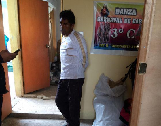Profesor cae con 14 kilos de droga en su vivienda de Juliaca 