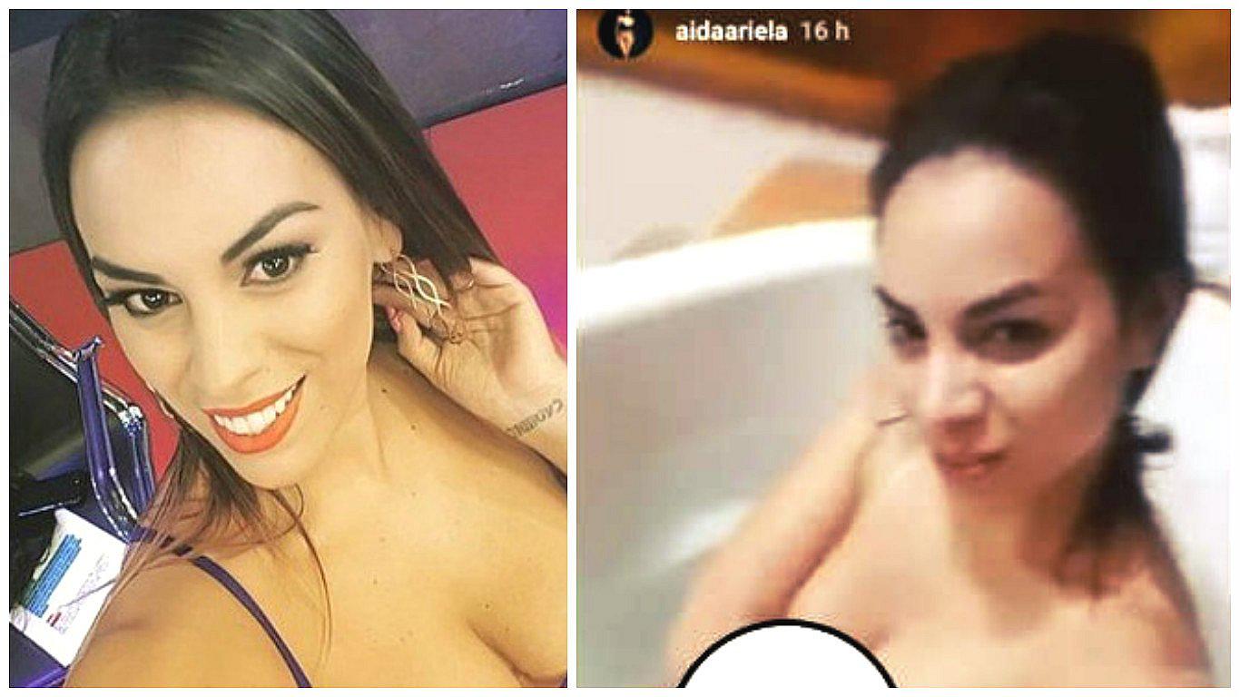 Aída Martínez es censurada en Instagram tras publicar video desnuda en su bañera (FOTOS)