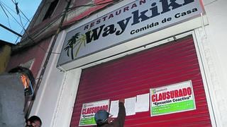 En Huancayo cierran 16 comercios por atender con productos vencidos