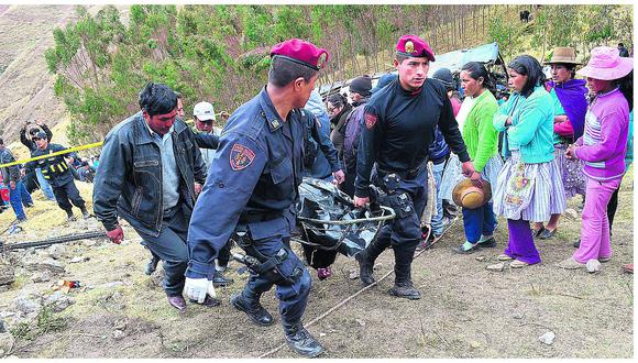Huara: Dos policías y dos civiles fallecen tras despiste de patrullero