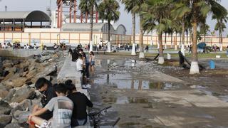 Así quedó el balneario del Callao tras los oleajes anómalos (FOTOS)