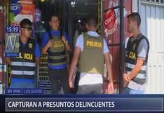 Los Olivos: Policía detiene a tres presuntos ladrones que iban a asaltar agente bancario (VIDEO)