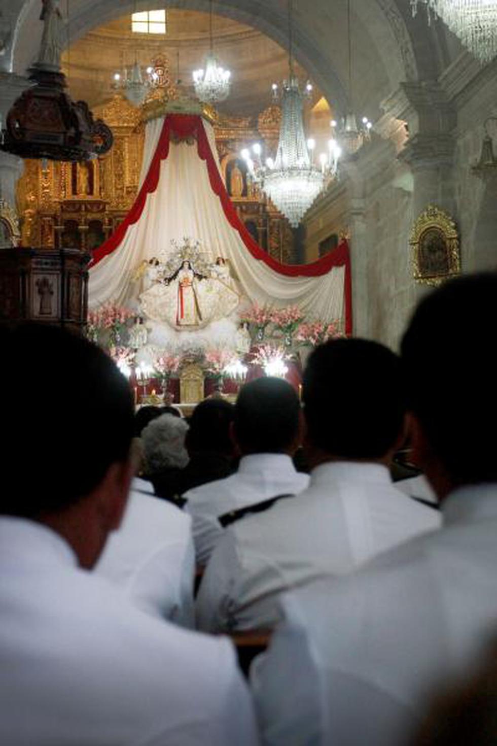 Homenaje a la Virgen de La Merced