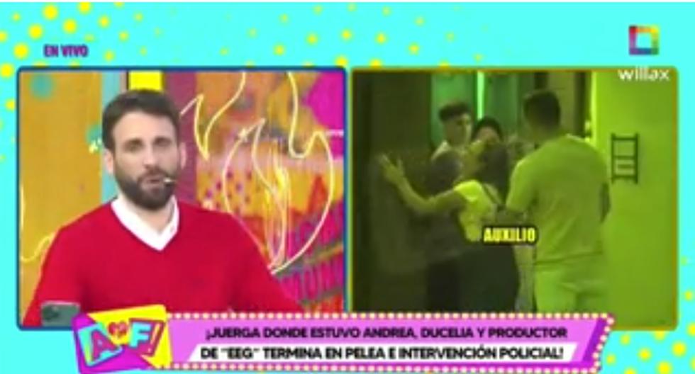 Ducelia Echevarría, Andrea San Martín y Peter Fajardo asisten a fiesta que terminó en pelea (VIDEO)