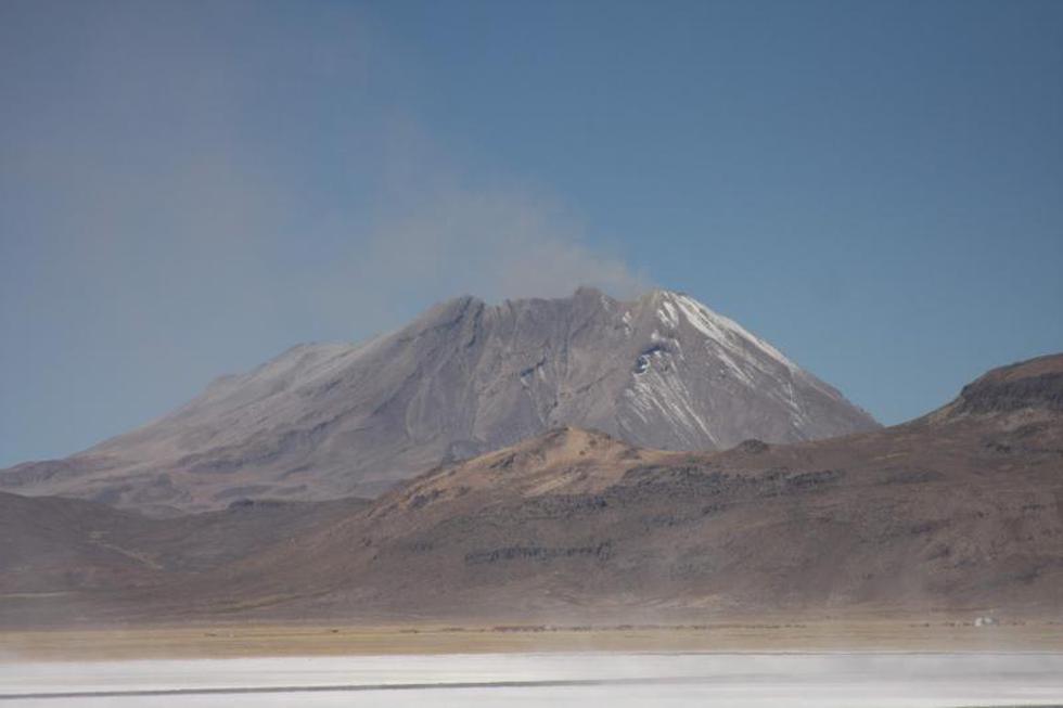 Imágenes del volcán Ubinas