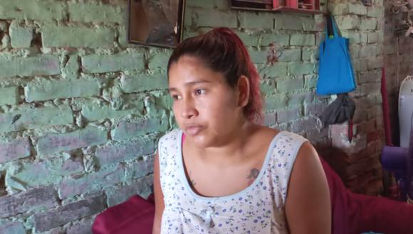 La víctima Anngie Olenka Jaramillo Terrones pide a las autoridades que se detenga a su agresora
