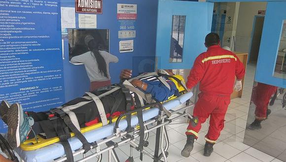 Motociclista herido tras choque con camioneta en Ovalo Cuzco