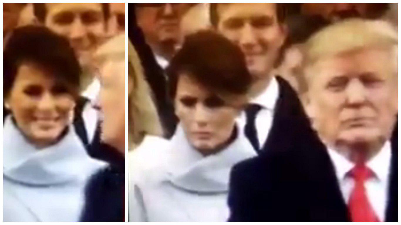 YouTube: la incómoda sonrisa de Melania a Donald Trump causó furor en redes (VIDEO)