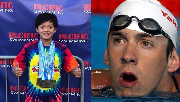 Niño supera récord de natación que Michael Phelps fijó hace 23 años