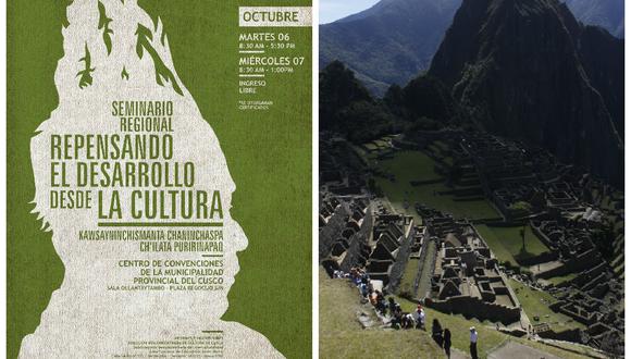 Seminario gratuito en Cusco: "Repensando el Desarrollo desde la Cultura" 