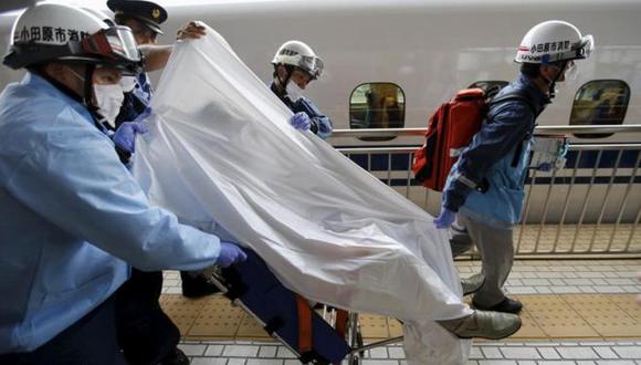 Japón: Terror en tren bala, se prende fuego y mueren dos
