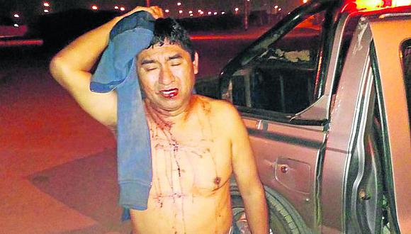 Delincuentes golpean a taxista para robarle su carro