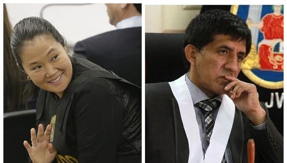 Keiko Fujimori presentó pedido para apartar a juez Richard Concepción Carhuancho