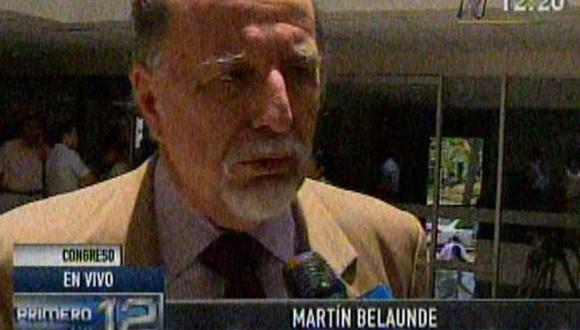 Martín Belaúnde: Canciller chileno es un ilustre ignorante en términos jurídicos 