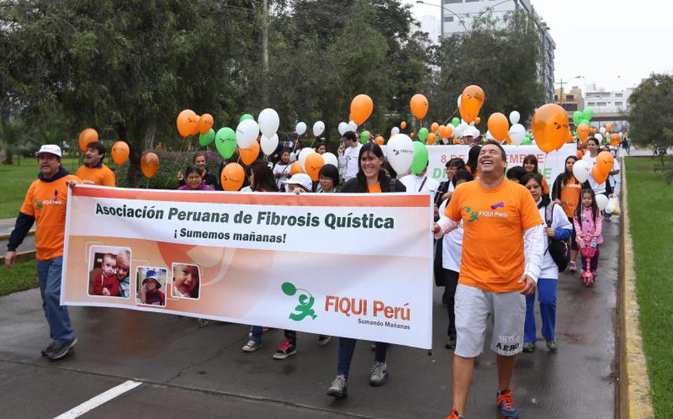 Limeños pasearon por el día mundial de Fibrosis Quística