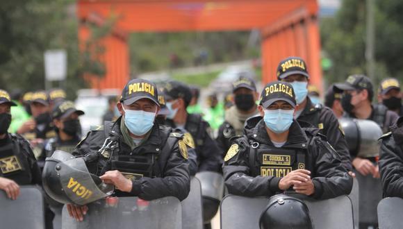 Policías custodiarán carreteras en paro en Junín                             Foto: Adrián Zorrilla