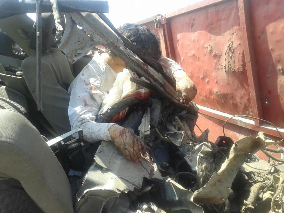 Carretera se tiñe de sangre con violento accidente