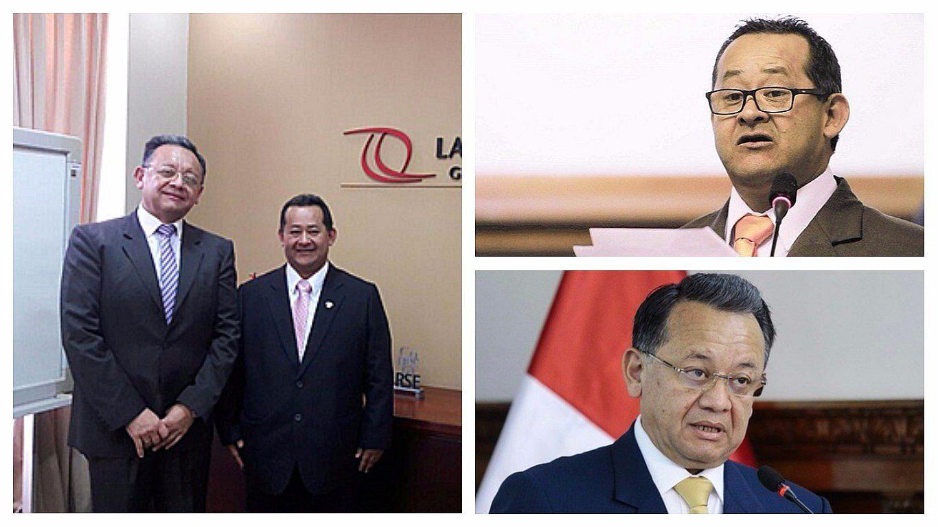 Polémica por foto de Bienvenido Ramírez con el destituido Contralor Alarcón