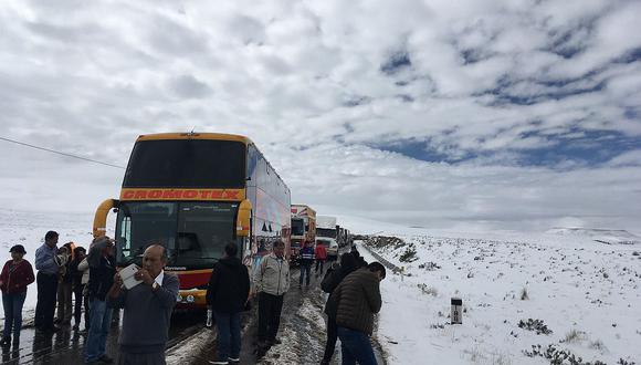 Tormentas de nieve bloquean vías y causan accidentes en Cusco ( FOTOS)