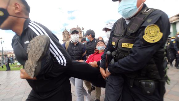 Keiko Fujimori en Cusco. Foto: Juan Sequeiros.