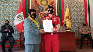 MPT reconoce heroismo de bombero voluntario en Tacna