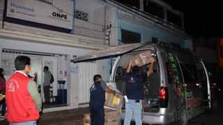 ONPE inicia despliegue de material electoral a provincias de Huánuco