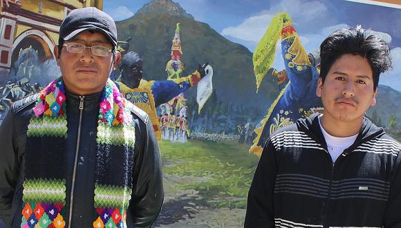 Crean el mural más grande de la región Huancavelica