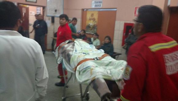 Arequipa: Ladrones dejan herido de bala a vigilante y huyen
