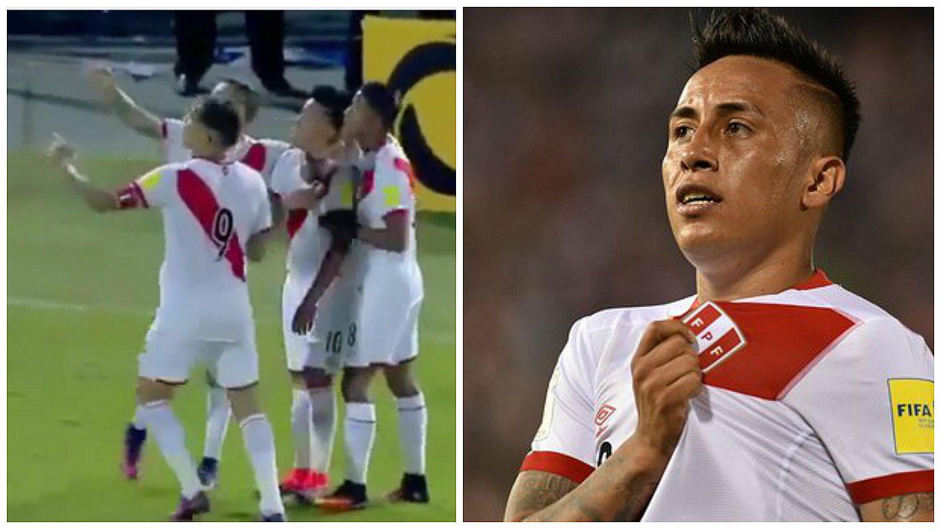 YouTube: esta fue la reacción de Christian Cueva tras botellazos de hinchada guaraní