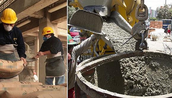 ​Consumo de cemento se incrementó 6.55% en enero