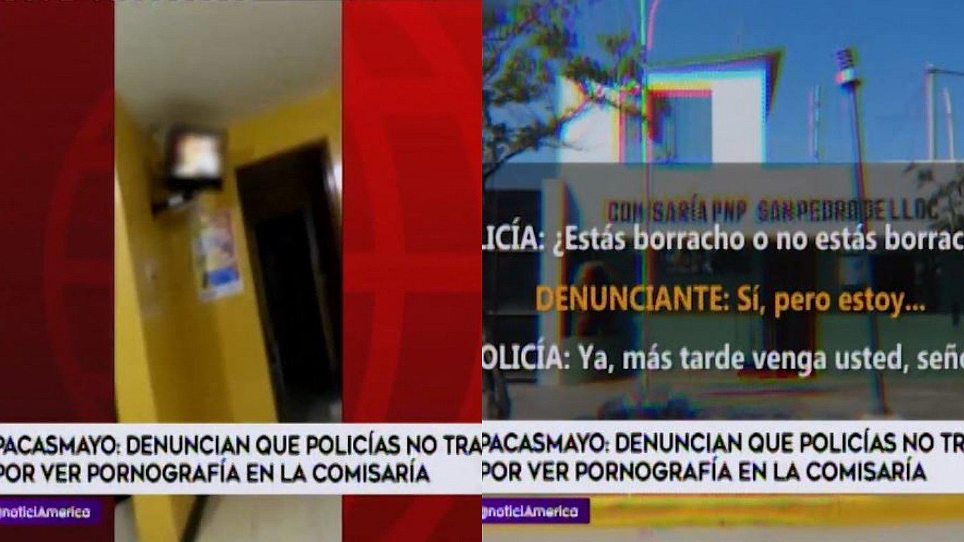 La Libertad: denuncian que policías no trabajan por ver pornografía en Comisaría (VIDEO)