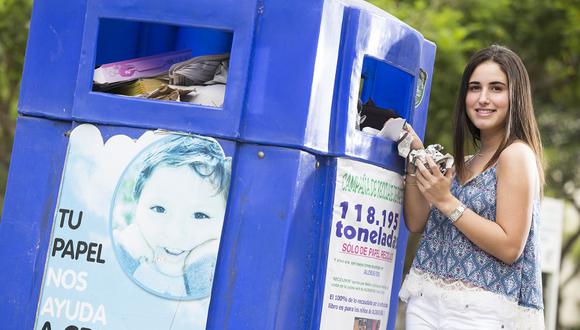 Belén de los Heros: “Si el papel ayuda a los niños, no dejaré de reciclar”