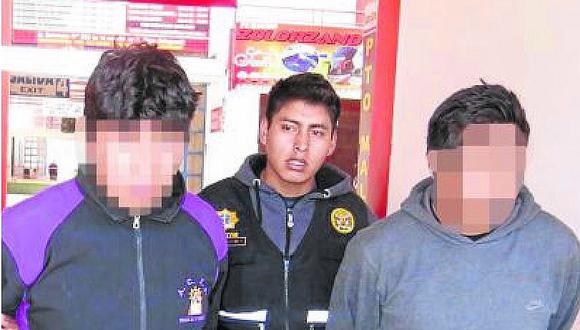 Juliaca: capturan a dos varones acusados de violación de dos menores