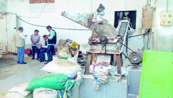 Incautan 32 toneladas de sal de mesa adulterada en una fábrica clandestina en Piura