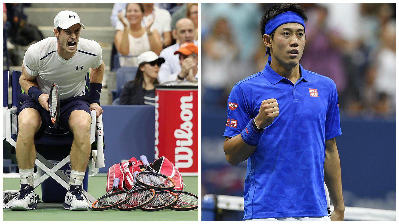 ​Andy Murray cae ante Kei Nishikori en el US Open 2016